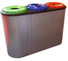 Polo Triple Recycling Bin