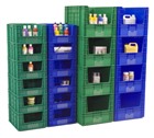 Large Open Front Stacking Containers