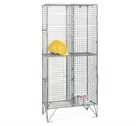 Low Height 4 Compartment Mesh Locker