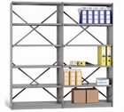 Rolled Edge Shelving x 2 Bays Special Offer