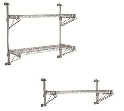 Wall mounted wire rack discount