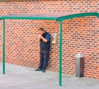 Wall Mounted Smoking Shelter