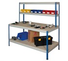 Rivet Workstation with Full Undershelf