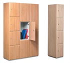 Timber Door Lockers