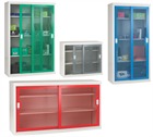 Mesh Door Cupboards with Sliding Doors