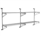 Wall Mounted Chrome Wire Shelving