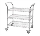 All Purpose Chrome Wire Trolleys