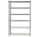 Galvanised Wide Span Shelving Bays 1200mm wide with 6 levels