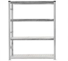 Galvanised Wide Span Shelving Bays 1500mm wide with 4 levels