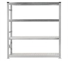 Galvanised Wide Span Shelving Bays 1800mm wide with 4 levels