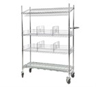 Chrome Wire Order Picking Trolleys