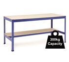 Rapid 1 Workbenches with 1 Half Shelf