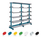 Double Sided Technic Library Shelving 1200mm Height