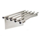 Wall Mounted Stainless Steel Piped Shelves 