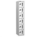 Six Compartment Vision Panel Lockers