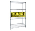 Stock Clearence Wire Shelving Bay Kits