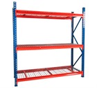 Heavy Duty Longspan Racking with Mesh levels 